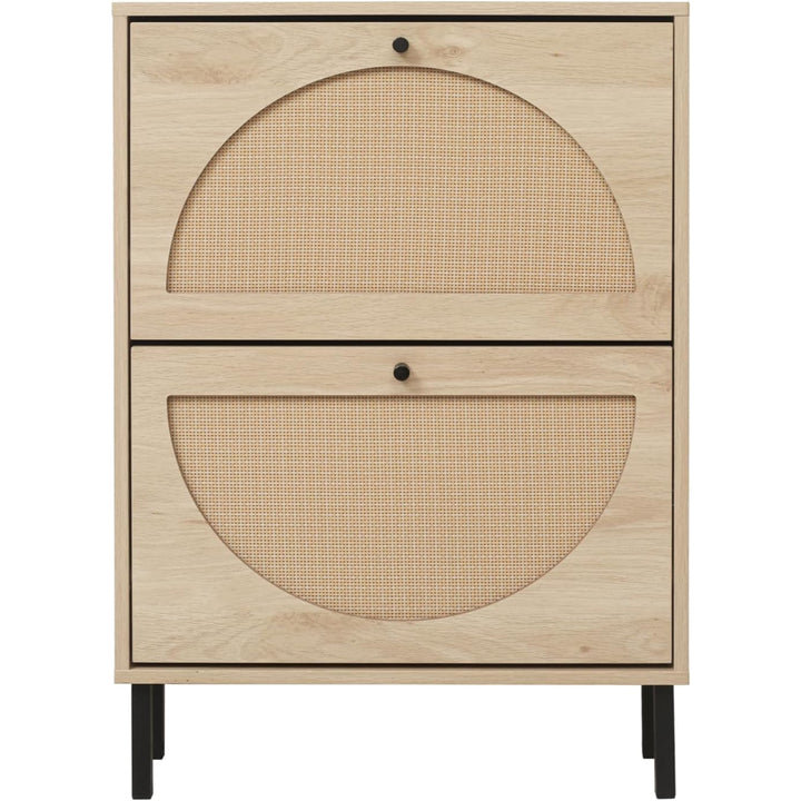 Mueble Organizador Zapatero Abatible Ratán Ruka